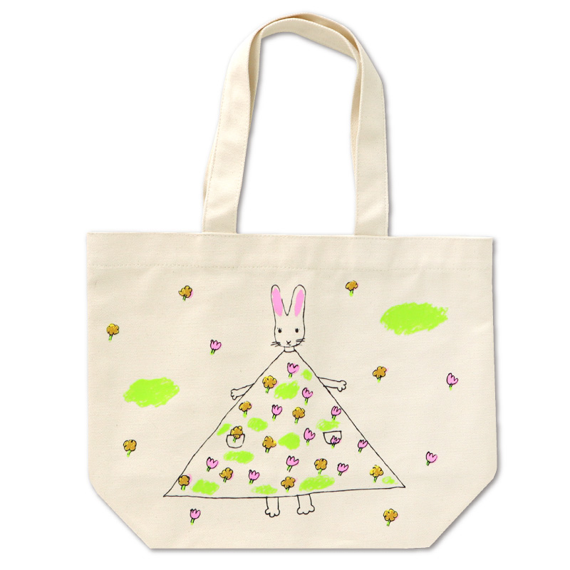 わたしのワンピース トートバッグ（お花）